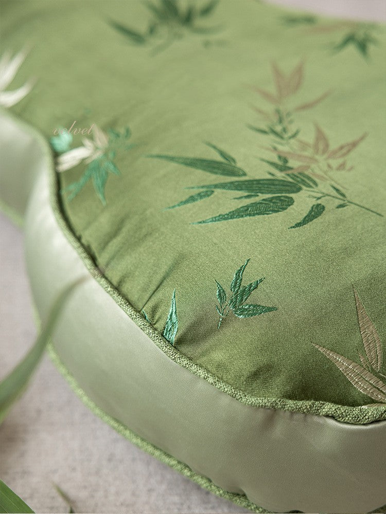 五行木屬性-竹韻葫蘆抱枕|福祿象徵・禪意茶室・新中式雅居